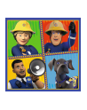 Puzzle 3w1 Dzień Strażaka Sama. Strażak Sam 34868 Trefl - nr 4