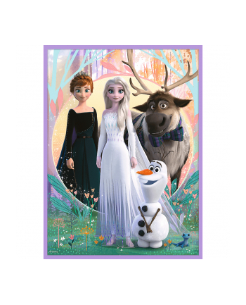 Puzzle 2w1 + memos Księżniczki w swojej krainie. Kraina Lodu. Frozen2 93335 Trefl