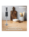 Severin SM 3772, hand blender (Kolor: CZARNY / stainless steel (brushed), with accessory set) - nr 3