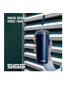 SIGG coffee mug Helia Night Ink 0.45L, thermal mug (dark blue, with drinking straw) - nr 12