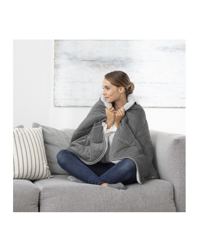 Medisana 3in1 heating blanket HB 674 (grey/light grey, 162 x 62 cm) główny