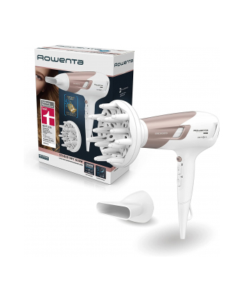 Rowenta Studio Dry Glow CV 5830, hair dryer (Kolor: CZARNY/rose gold)