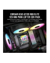 corsair Wentylator AF120 ELITE RGB PWM z kontrolerem Lighting Node CORE, 3pak czarny - nr 16