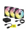 corsair Wentylator QX120 RGB iCUE LINK magnetic, 3pak czarny - nr 2