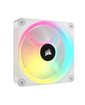 corsair Wentylator QX120 RGB iCUE LINK magnetic, 3pak biały