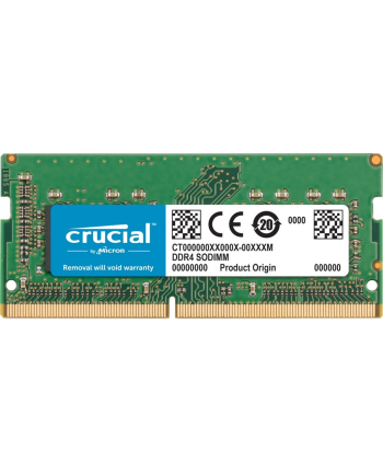 crucial Pamięć DDR4 SODIMM do Apple Mac 16GB(1*16GB)/2666 CL19 (8bit)