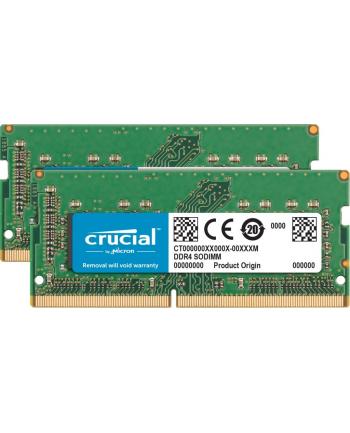 crucial Pamięć DDR4 SODIMM do Apple Mac 32GB(2*16GB)/2400 CL17 (8bit)