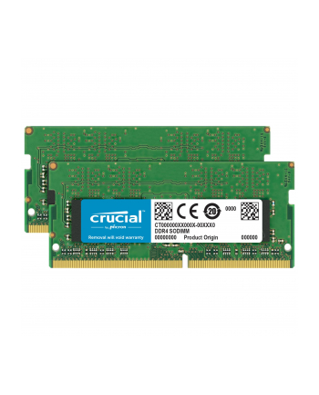 crucial Pamięć DDR4 SODIMM do Apple Mac 32GB(2*16GB)/2666 CL19 (8bit)