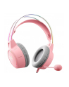 onikuma Słuchawki gamingowe X15 PRO RGB (przewodowe) Różowe - nr 2