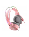 onikuma Słuchawki gamingowe X15 PRO RGB (przewodowe) Różowe - nr 3