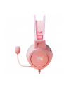 onikuma Słuchawki gamingowe X15 PRO RGB (przewodowe) Różowe - nr 4