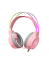 onikuma Słuchawki gamingowe X15 PRO RGB (przewodowe) Różowe - nr 6
