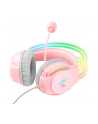 onikuma Słuchawki gamingowe X26 (przewodowe) Różowe - nr 2