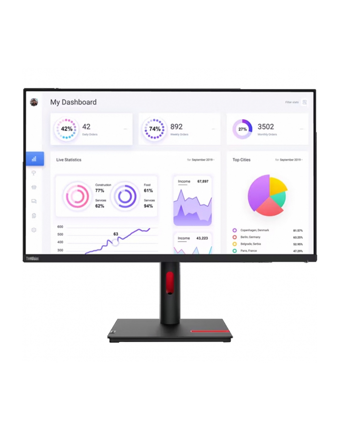 lenovo Monitor 31,5 cali ThinkVision T32p-30 63D2GAT1(wersja europejska) główny