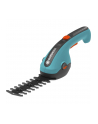 GARD-ENA Cordless Grass Shears ClassicCut Li, 3.6 volts, set with shrub blade (turquoise/Kolor: CZARNY, Li-ion battery 2.5 Ah) - nr 15