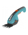 GARD-ENA Cordless Grass Shears ClassicCut Li, 3.6 volts, set with shrub blade (turquoise/Kolor: CZARNY, Li-ion battery 2.5 Ah) - nr 16