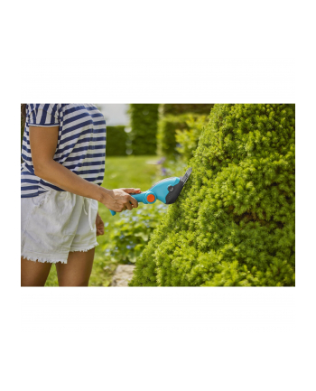 GARD-ENA Cordless Grass Shears ComfortCut Li, 3.6 volts, set with shrub blade (turquoise/Kolor: CZARNY, Li-ion battery 3.0 Ah)