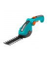 GARD-ENA Cordless Grass Shears ComfortCut Li, 3.6 volts, set with shrub blade (turquoise/Kolor: CZARNY, Li-ion battery 3.0 Ah) - nr 23