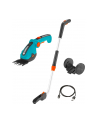 GARD-ENA Cordless Grass Shears ComfortCut Li Set, 3.6V (turquoise/Kolor: CZARNY, Li-Ion battery 3.0Ah, with telescopic handle and wheels) - nr 7