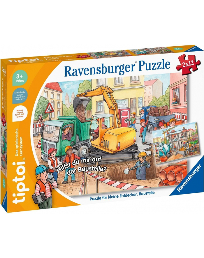 Ravensburger Tiptoi puzzle for little explorers: construction site główny