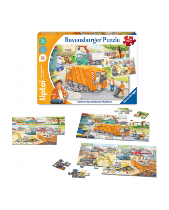 Ravensburger tiptoi puzzle for little explorers: garbage disposal