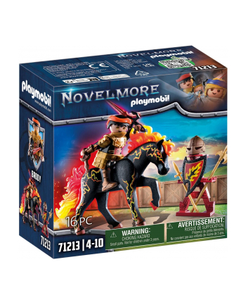 PLAYMOBIL 71213 Burnham Raiders Fire Knight Construction Toy