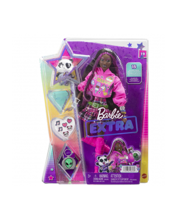 Mattel Barbie Extra Doll 19 - Pink Hair/Pop Punk