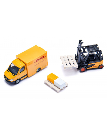 SIKU SUPER DHL logistics set, model vehicle