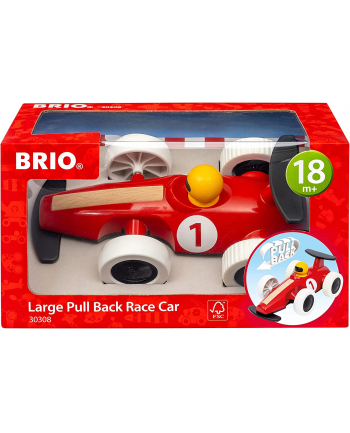 BRIO Pull Back Motorized Big Race Car Toy Vehicle