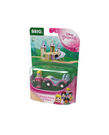 BRIO Disney Princess Sleeping Beauty with wagon, toy vehicle