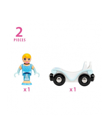 BRIO Disney Princess Cinderella with wagon, toy vehicle