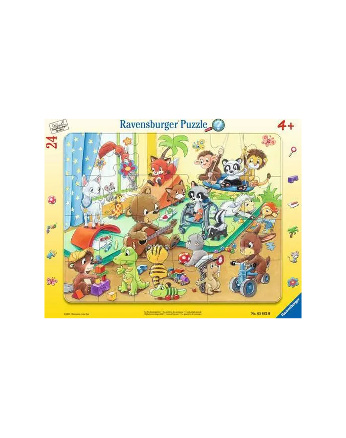 Ravensburger Childrens puzzle in the animal kindergarten (24 pieces, frame puzzle) główny
