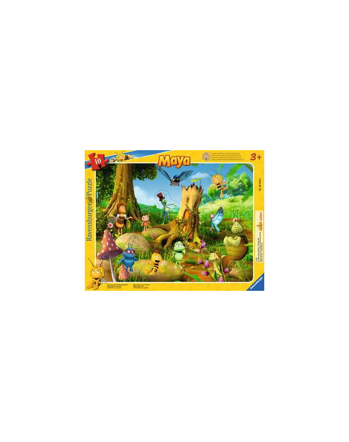 Ravensburger Childrens puzzle adventures on the poppy meadow (10 pieces, frame puzzle) główny