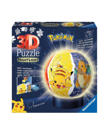 Ravensburger 3D Puzzle Ball Night Light Pokemon (72 pieces)