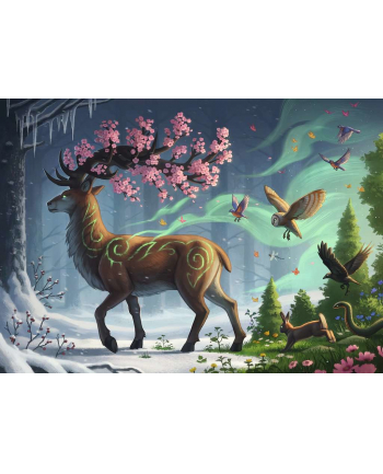 Ravensburger Jigsaw Puzzle The Deer as the Herald of Spring (1000 Pieces)