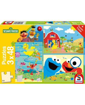 schmidt spiele Schmidt games beastly strong, jigsaw puzzle (3x 48 pieces)