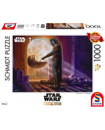 Schmidt Spiele Thomas Kinkade Studios: Star Wars The Mandalorian - Turning Point, Puzzle