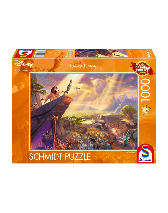 Schmidt Spiele Thomas Kinkade Studios: Disney Dreams Collection - The Lion King (1000 Pieces) główny