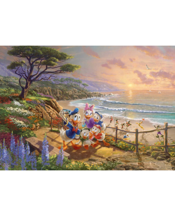 Schmidt Spiele Thomas Kinkade Studios: Disney - Donald and Daisy A Duck Day Afternoon, Jigsaw Puzzle (1000 pieces)