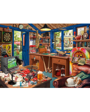 Schmidt Spiele Steve Read: Secret Puzzle - Fathers workshop (1000 pieces)