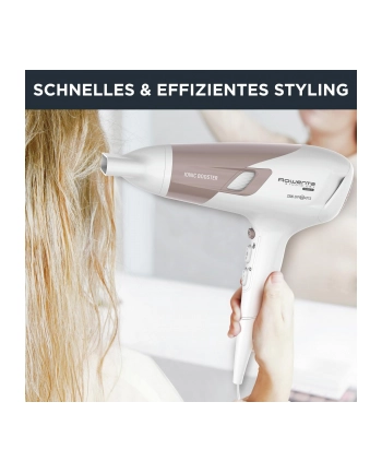 Rowenta Studio Dry Glow CV 5830, hair dryer (Kolor: CZARNY/rose gold) nr 1