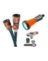 GARD-ENA Textile Hose Liano Xtreme 1/2'', 10 meter set + indoor adapter (dark grey/orange, model 2023, incl. watering nozzle, control valve) - nr 27