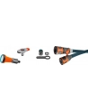 GARD-ENA Textile Hose Liano Xtreme 1/2'', 10 meter set + indoor adapter (dark grey/orange, model 2023, incl. watering nozzle, control valve) - nr 8