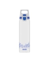 SIGG drinking bottle Total Clear One MyPlanet ''Blue'' 0.75L (transparent/dark blue, one-hand closure ONE) - nr 7