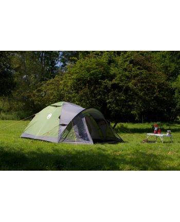 Coleman 3-person dome tent Darwin 4 Plus (grey/light green, with tunnel stem, model 2023) nr 1