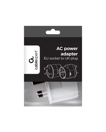 GEMBIRD Adapter AC - UK do (wersja europejska) schuko 13A nr 2