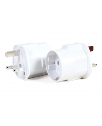 GEMBIRD Adapter AC - UK do (wersja europejska) schuko 13A nr 1