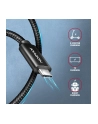 axagon BUCM2-CM20AB Kabel USB-C - USB-C, 2.0m 5A charging, ALU, 240W PD, oplot, USB2.0 - nr 38