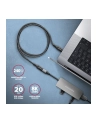 axagon BUCM32-CF15AB Kabel przedłużacz Gen2 USB-C - USB-C 1.5m, 5A, 20Gbps, PD 240W, oplot - nr 35