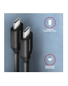 axagon BUCM-CM20TB Kabel Twister USB-C - USB-C, 1.1m USB2.0 3A ALU - nr 17
